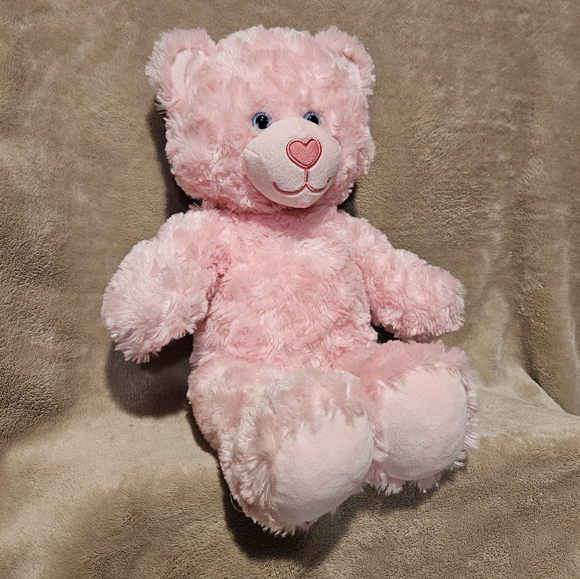 BuildABear Toys Build A Bear Pink Cuddles Teddy Bear Plush Poshmark